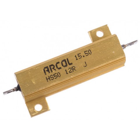 HS 50W 12R J HEATSINK RESISTOR 5% 